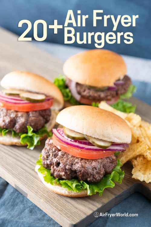 Burgers in the air fryer recipes 