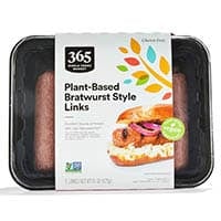 365 By Whole Foods Plant-Based Bratwurst Links