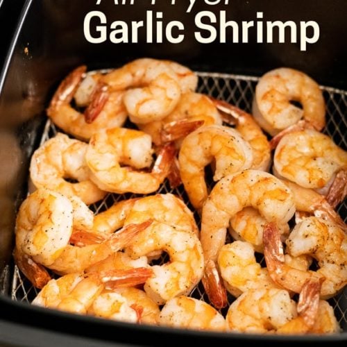 Air Fryer Shrimp Recipe Healthy 15 Min Garlic Lemon Air Fryer World