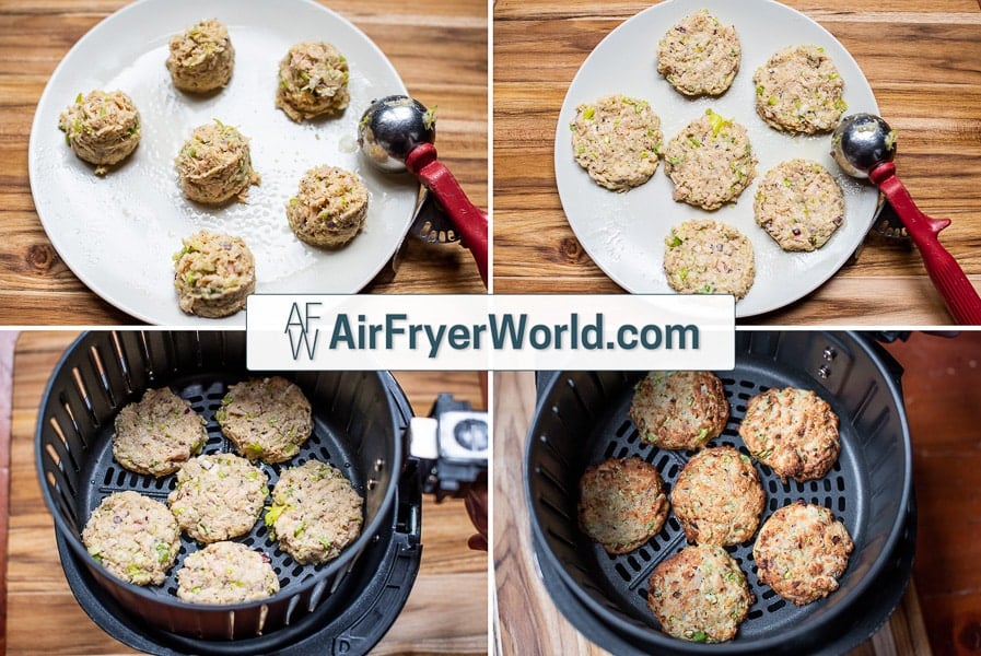 Air Fryer Tuna Patties Recipe LOW CARB KETO | Air Fryer World