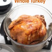 Air Fried Whole Turkey In Oil Less Air Fryer for Thanksgiving | AirFryerWorld.com