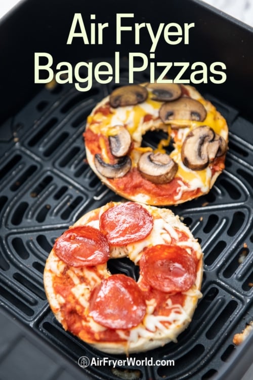 air fryer bagel pizza 