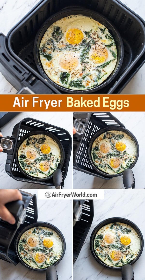 Air Fryer Fried Eggs 