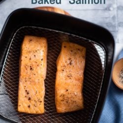 Healthy Air Fried Salmon Recipe in Air Fryer | AirFryerWorld.com