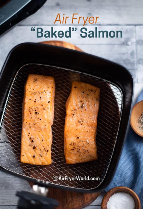 Healthy Air Fried Salmon Recipe in Air Fryer | AirFryerWorld.com