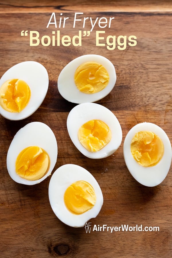 Air Fryer Hard-Boiled Eggs, Easy to Peel!