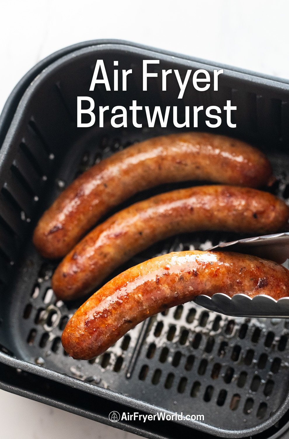 Bratwurst in air clearance fryer