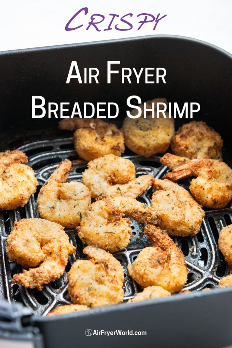 Air Fryer Breaded Shrimp Recipe 15 min CRISPY | Air Fryer World