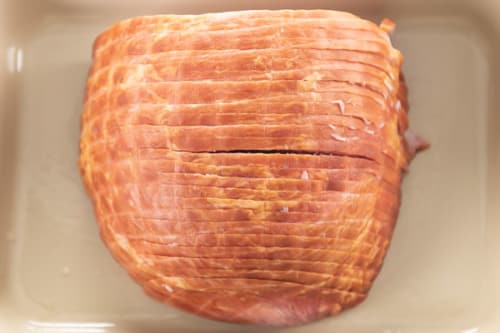 Pre-sliced ham