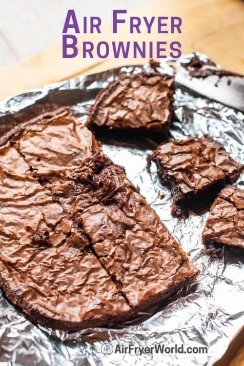 cut pieces of brownies 