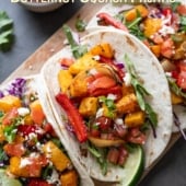 Butternut Squash Fajitas in Air Fryer