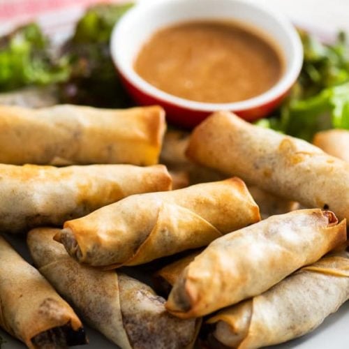 Best Air Fried Egg Rolls with Chicken, Pork or Beef | Air Fryer World