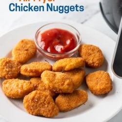 Air Fried Frozen Chicken Nuggets in the Air Fryer | AirFryerWorld.com