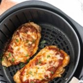 Air Fried Chicken Parmesan Recipe in air Fryer | AirFryerWorld.com