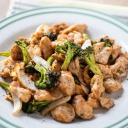 Recipe for Air Fried Chicken and Broccoli in Air Fryer | AirFryerWorld.com