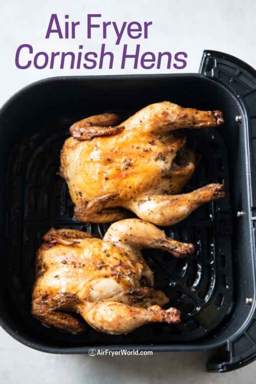 air fryer Cornish game hens 