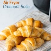 Air Fryer Crescent Rolls (Canned Refrigerated) Air Fried Croissants | AirFryerWorld.com