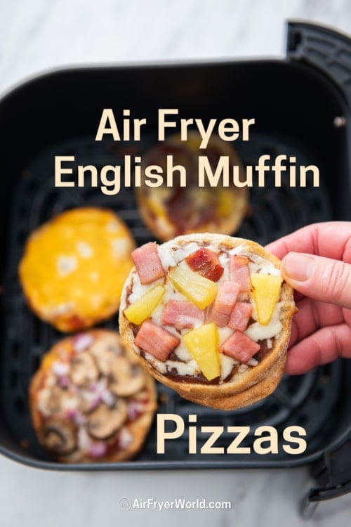 air fryer english muffin pizza