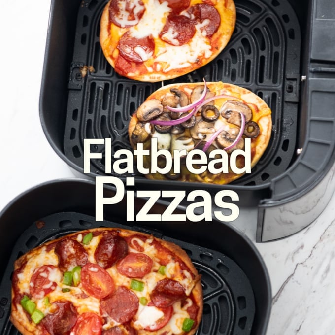 Air Fryer Flatbread Pizzas Naan 15 min QUICK Air Fryer World