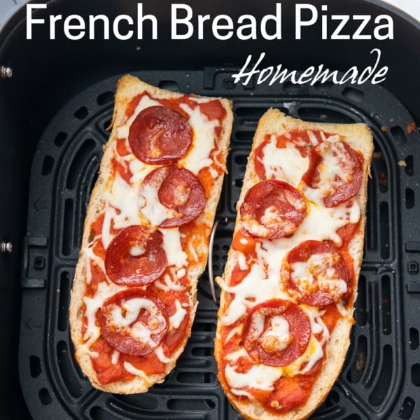 Air Fryer French Bread Pizza FRESH & FROZEN Air Fryer World