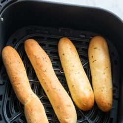 Air Fryer Frozen Breadsticks Recipe and Air Fried Cheese Bread Sticks | AirFryerWorld.com