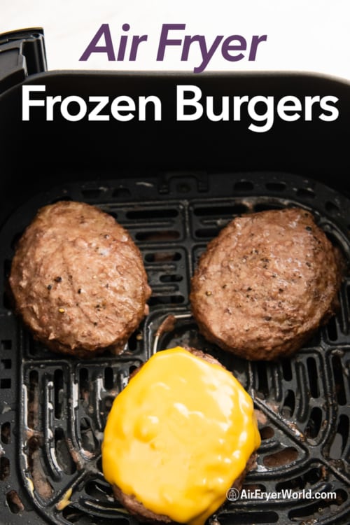 Air Fryer Frozen Burgers AirFryerWorld 2