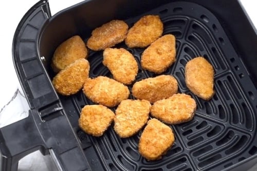 Frozen chicken nuggets in air fryer