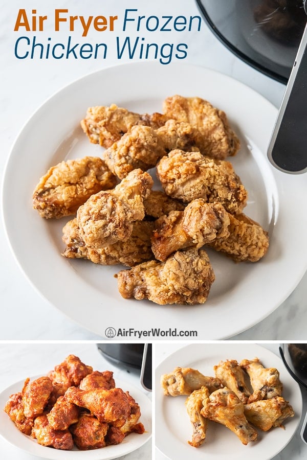 Cooked chicken wings on a plate