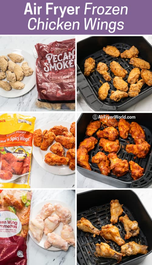 Air Fryer Frozen Chicken Wings How to Cook Air Fryer World