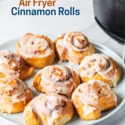 Air Fryer Cinnamon Rolls in 15 minutes QUICK EASY | Air Fryer World