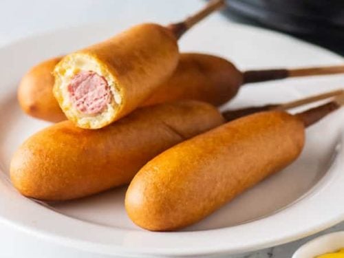 Air Fried Corn Dogs from Frozen is Easy in 10 min Air Fryer World