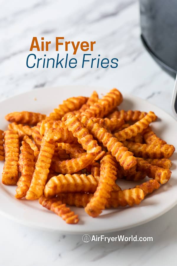 Frozen Crinkle Fries in the Air Fryer