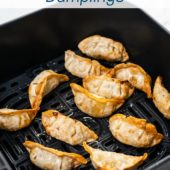 Air Fryer Frozen Dumpling, Potstickers, Gyoza, Wonton Recipe | AirFryerWorld.com