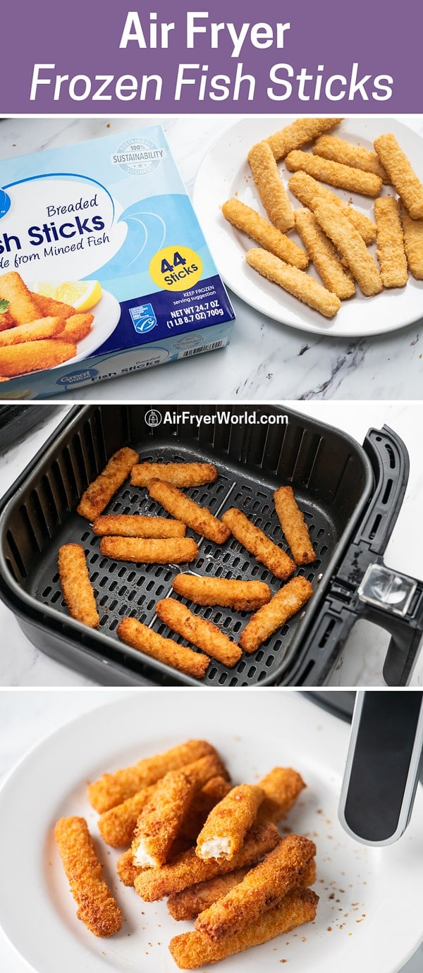 air frying frozen fish fillets