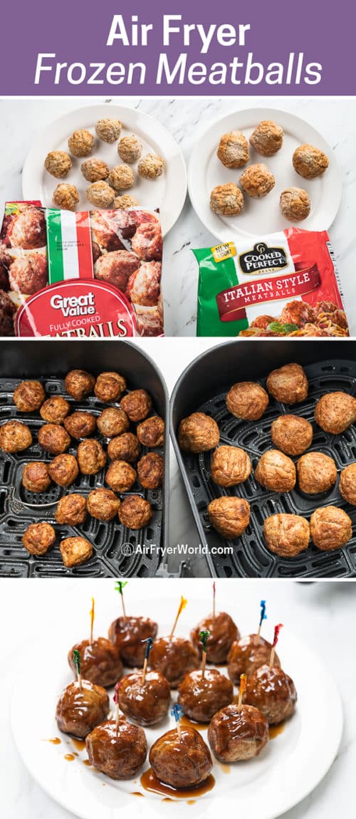 Frozen meatballs 2025 air fryer