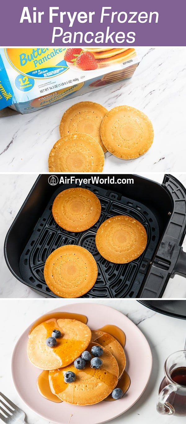 Air Fryer Frozen Pancakes Recipe 5 min EASY Air Fryer World