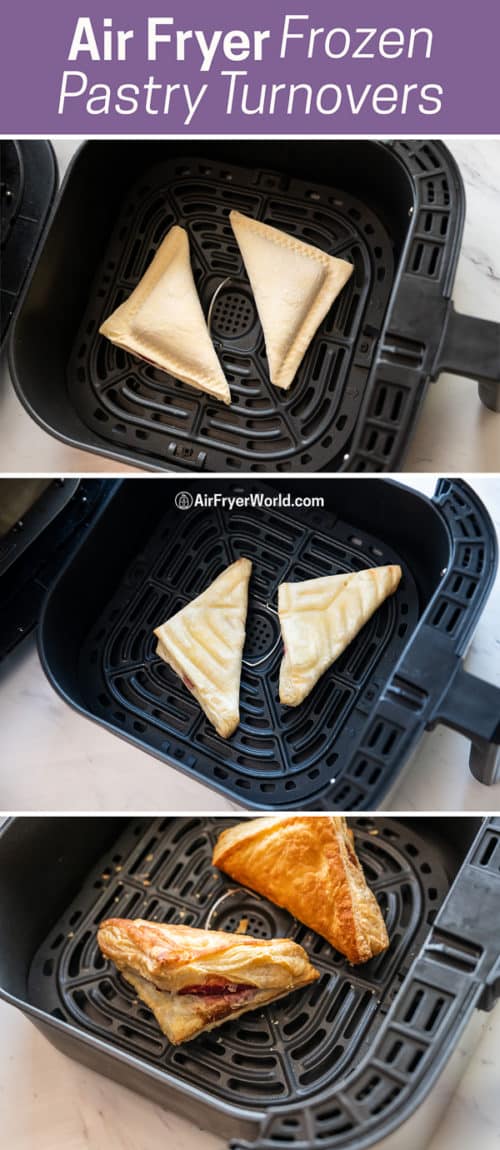 Air Fryer Frozen Pastries-Turnovers, Danishes step by step photos