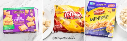 different brands of totinos and annies pizza poppers 