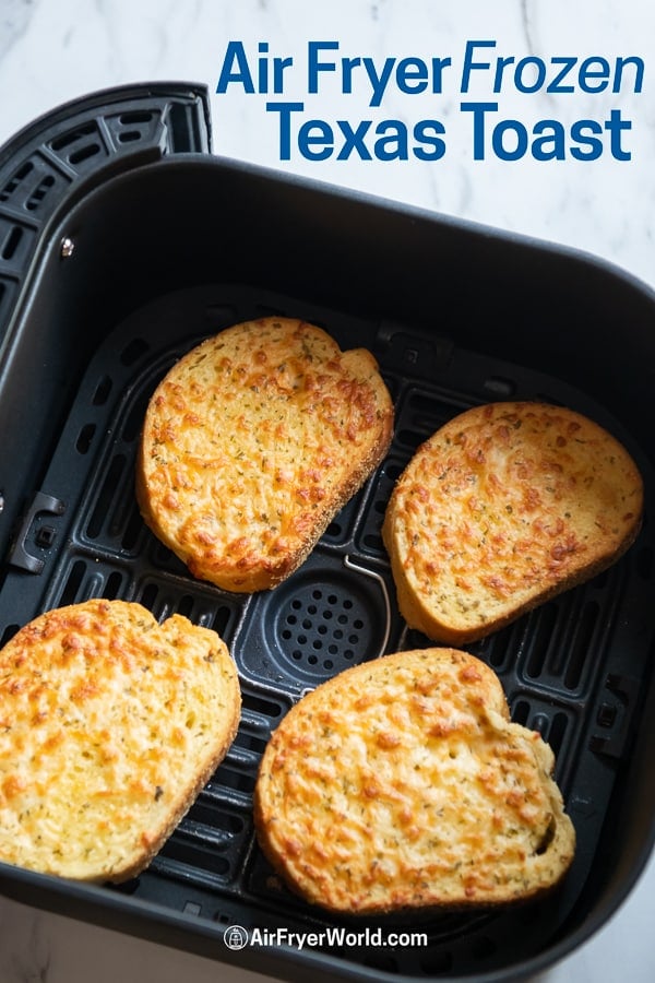 Air Fryer Garlic Toast Pizzas - Cooks Well With Others