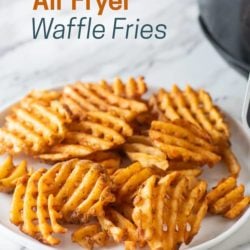 Air Fried Frozen Waffle Fries Recipe in Air Fryer | AirFryerWorld.com