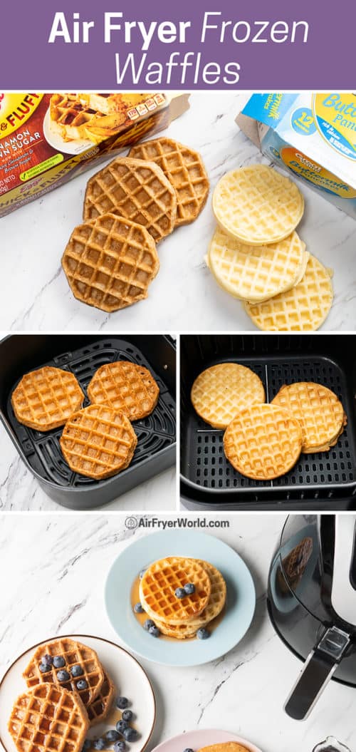 Air Fryer Frozen Waffles Recipe | AirFryerWorld.com