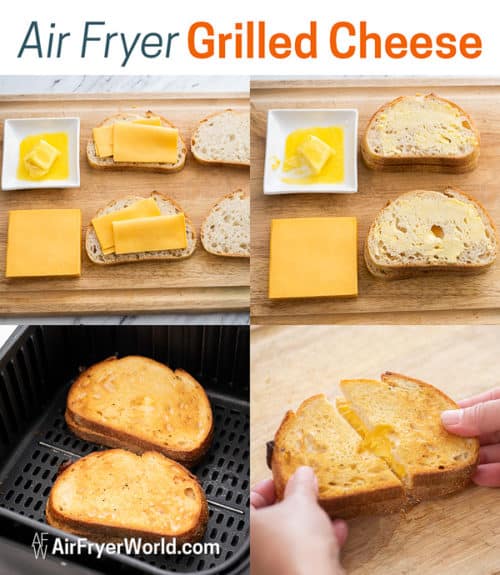 Step boy Step Photos How to Cook Air Fried Grilled Cheese Recipe in Air Fryer