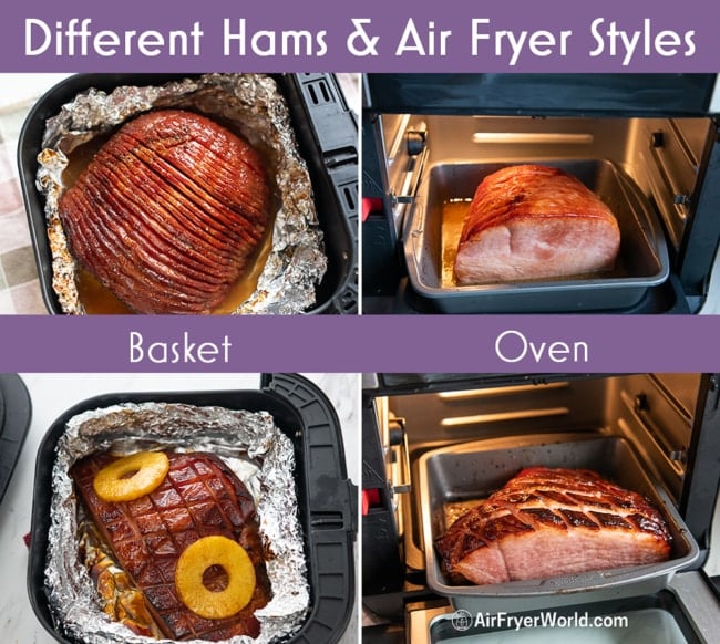 Spiral and country style  in Instant Pot Air Fryer 