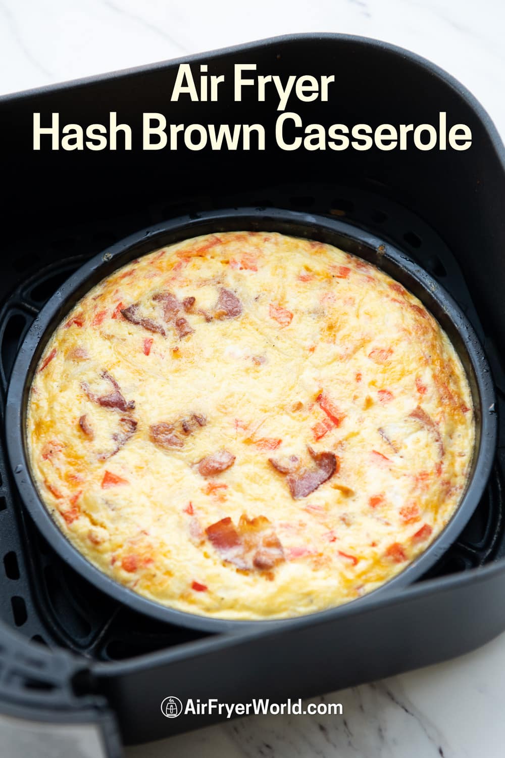 Air Fryer Hash Brown Casserole BREAKFAST Air Fryer World