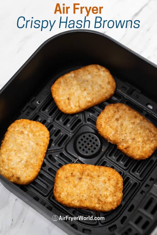 Air Fryer Frozen Hashbrown Patties – Melanie Cooks