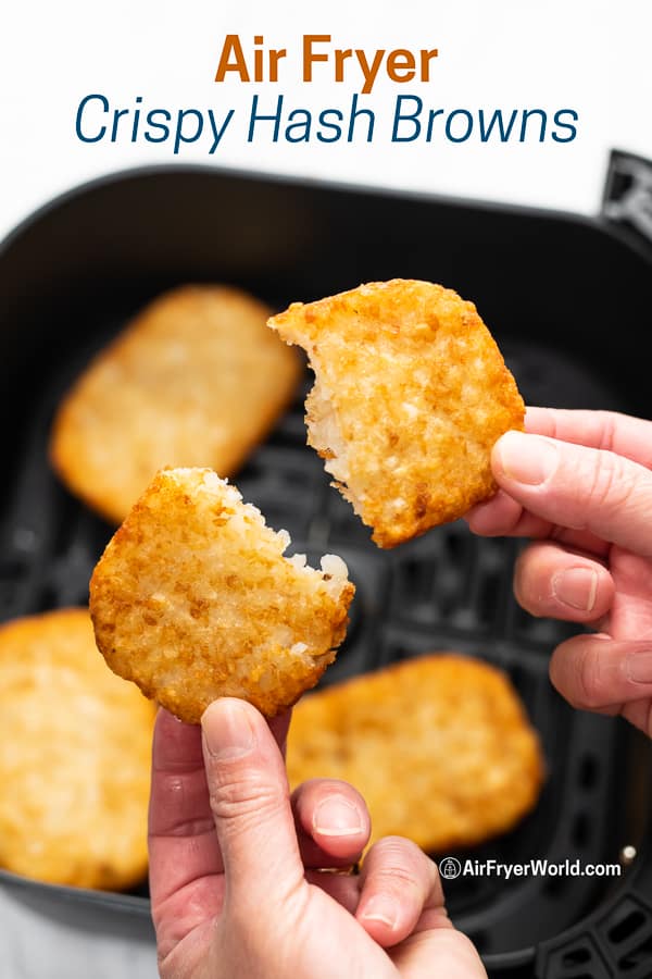 Air Fryer Hash Browns {How to Cook Patties from Frozen} EASY TIPS