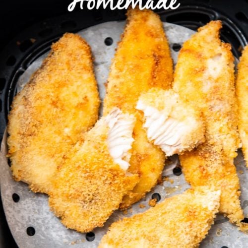Air Fryer Fish Fillets or Sticks : Fresh, Homemade, EASY