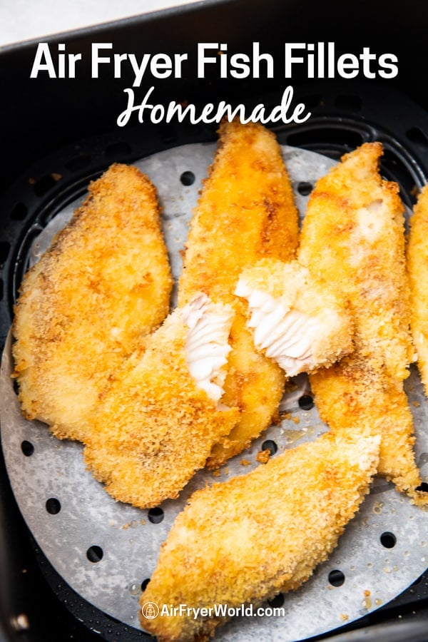 Air Fryer Fish Fillets Or Sticks Fresh Homemade Easy Air Fryer World