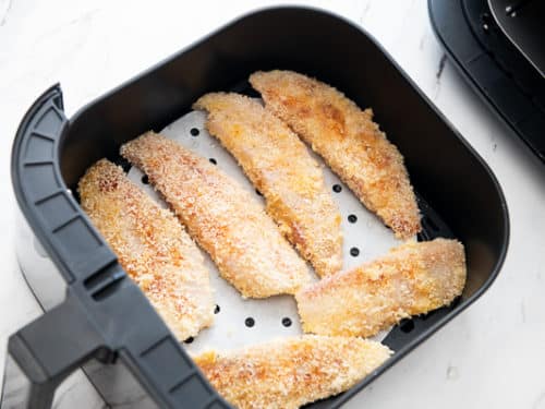 Place fish in air fryer