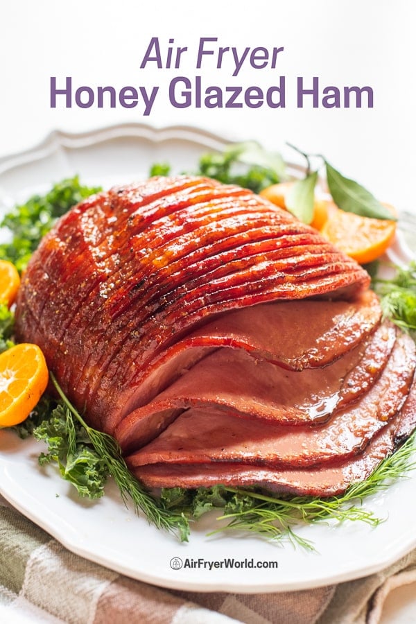 Glazed Easter Roast on a plate